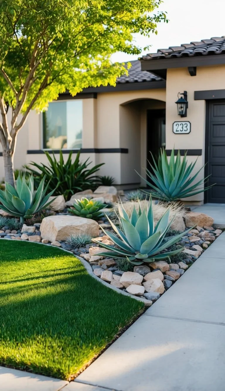 Front yard landscaping